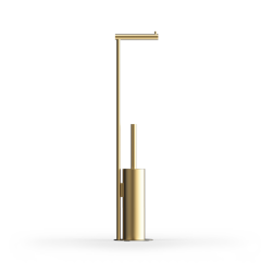 WC borstel set  mat zwart