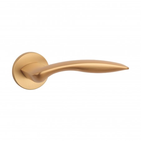 Poignée de porte Aprile AS ROBINIA R 7S KG finition doré