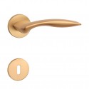 Poignée de porte Aprile AS ROBINIA R 7S KG finition doré