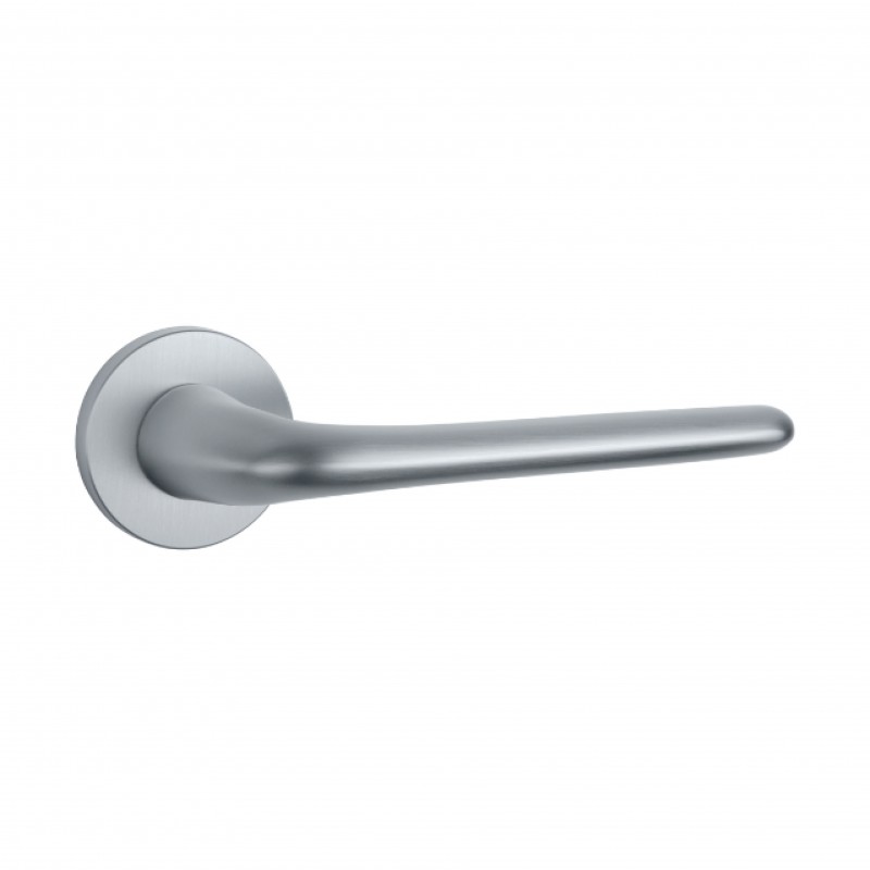 Poignée de porte Aprile AS AZALIA R 7S SC finition chrome satiné