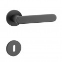Poignée de porte Aprile AS ALORA R 7S BK finition noir