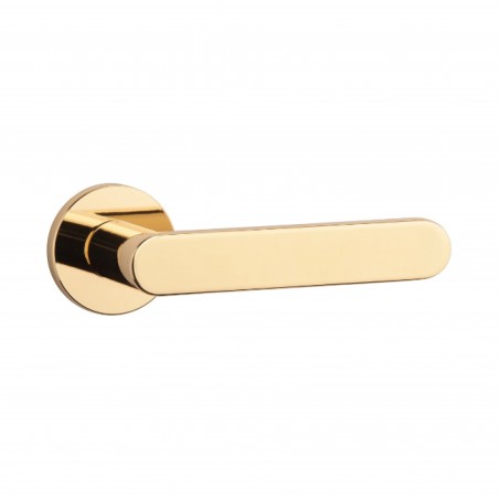 Poignée de porte Aprile AS ALORA R 7S LG finition doré