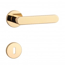 Poignée de porte Aprile AS ALORA R 7S LG finition doré