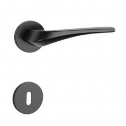 Poignée de porte Aprile AS DALIA R 7S BK finition noir
