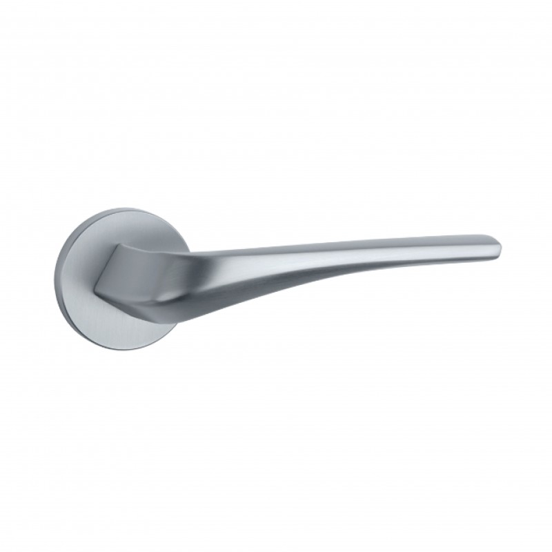 Poignée de porte Aprile AS DALIA R 7S SC finition chrome satiné