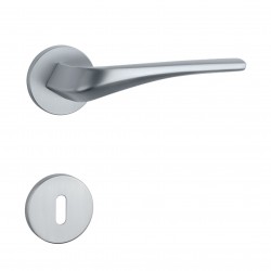 Poignée de porte Aprile AS DALIA R 7S SC finition chrome satiné
