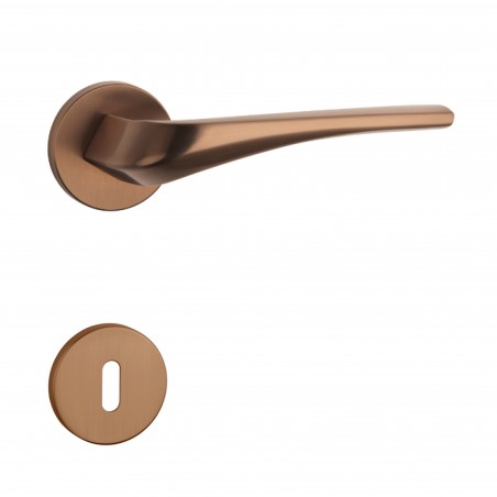 Poignée de porte Aprile AS DALIA R 7S PN PVD finition cuivre