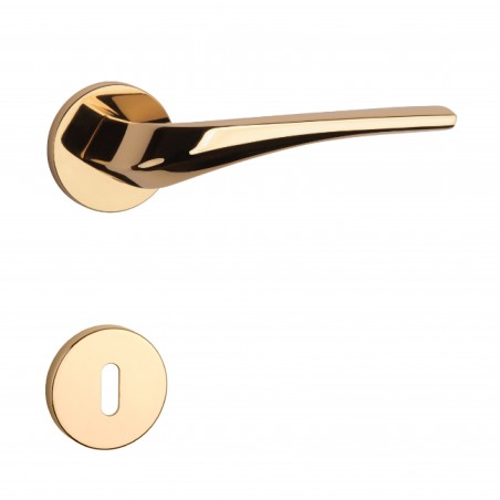 Poignée de porte Aprile AS DALIA R 7S LG finition doré