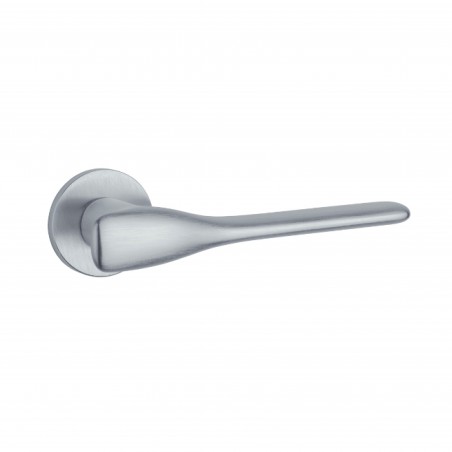 Poignée de porte Aprile AS ORCHIDE R 7S SC finition chrome satiné