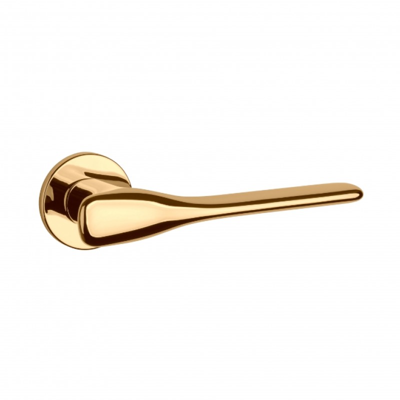 Poignée de porte Aprile AS ORCHIDE R 7S LG finition doré