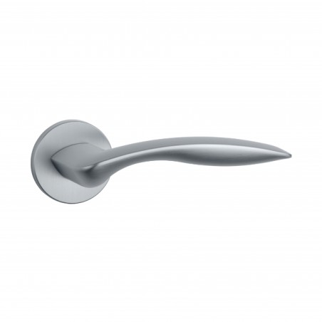 Poignée de porte Aprile AS ROBINIA R 7S SC finition chrome satiné