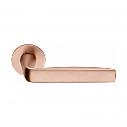 Poignée de porte Dnd VV40 PVD-SCB finition cuivre