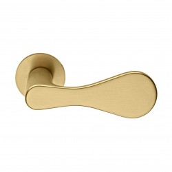 Deurklink mat goud DROP