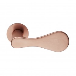 Poignée de porte Dnd DP40 PVD-SCB finition cuivre