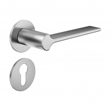 Poignée de porte Dnd GK40 OCS finition chrome satiné