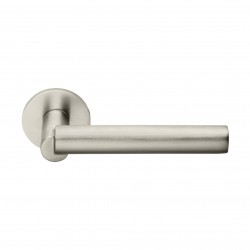 Poignée de porte Dnd BE40 PVX finition inox brossé