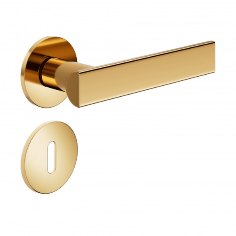Poignée de porte Dnd AK40-PVD-BG finition doré