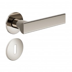 Poignée de porte Dnd AK40-OC finition nickel poli