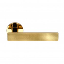 Poignée de porte Dnd AB40-PVD-BG finition doré