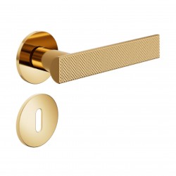 Poignée de porte Dnd AB40-PVD-BG finition doré