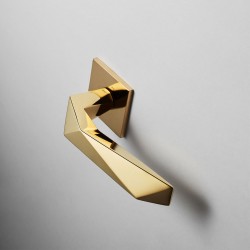 Deurklink Dnd LU41 PVD-BG goud uitvoering