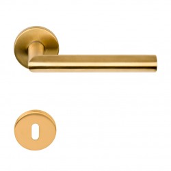 Poignée de porte doré mat...