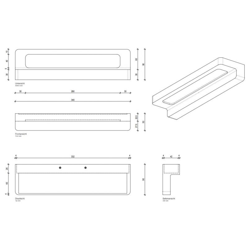 FORM 34 LED / blanc mat