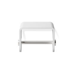STONE TPH4 blanc - inox brossé - Decor Walther