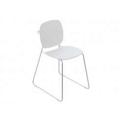 Chaise de douche blanche...