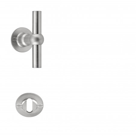 Poignée de porte Formani FOFVT85/40 IN finition inox brossé