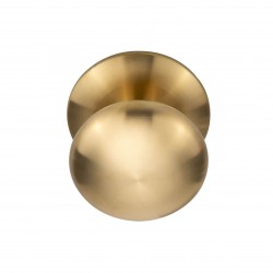 Gouden matte vaste deurknop...