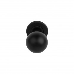 Vaste deurknop zwart LB501V NM