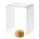 STONE STOOL blanc - Decor Walther