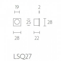Passe-doigt Formani LSQ27 IM finition doré