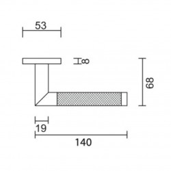 Deurklink Pros-eco PE6665093 zwart uitvoering