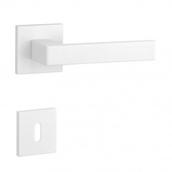 Poignée de porte Aprile AT Sulla Q 7 S BLANC finition blanc