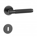 Poignée de porte Aprile AT MOLINIA R 7S BK finition noir