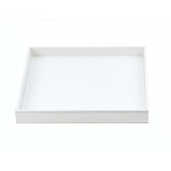 BROWNIE TAB R cuir blanc - Decor Walther