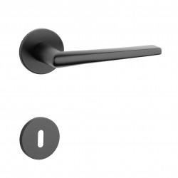 Deurklink Aprile ST SALTA R 7S BLACK zwart uitvoering