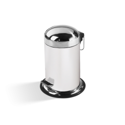 TE30 blanc - inox poli - Decor Walther
