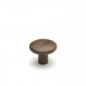 Bouton de meuble Brutus noyer laqué
