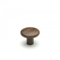 Bouton de meuble Brutus noyer laqué