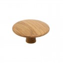 Bouton de meuble Cloud chêne clair laqué