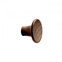Bouton de meuble Tuba noyer laqué