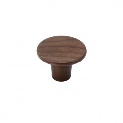 Bouton de meuble Tuba noyer laqué