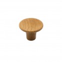 Bouton de meuble Tuba chêne clair laqué