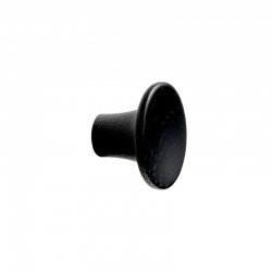 Bouton de meuble Tuba frêne teinté noir
