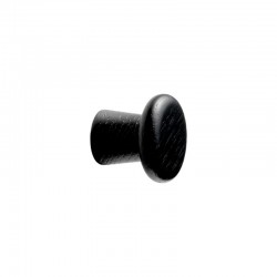 Bouton de meuble Classis frêne teinté noir