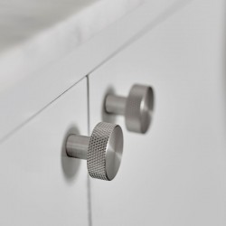 Bouton de meuble Simon look inox