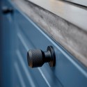 Bouton de meuble Manor noir mat